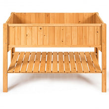 Load image into Gallery viewer, Wooden Elevated Planter Box Shelf Suitable for Garden Use
