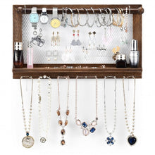 Load image into Gallery viewer, Wall Mounted Jewelry Rack with Removable Bracelet Rod
