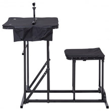 Load image into Gallery viewer, Foldable Shooting Bench with Adjustable Height Table

