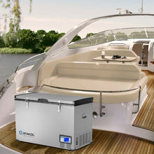 Load image into Gallery viewer, 100-Quart Portable Camping Electric Car Cooler

