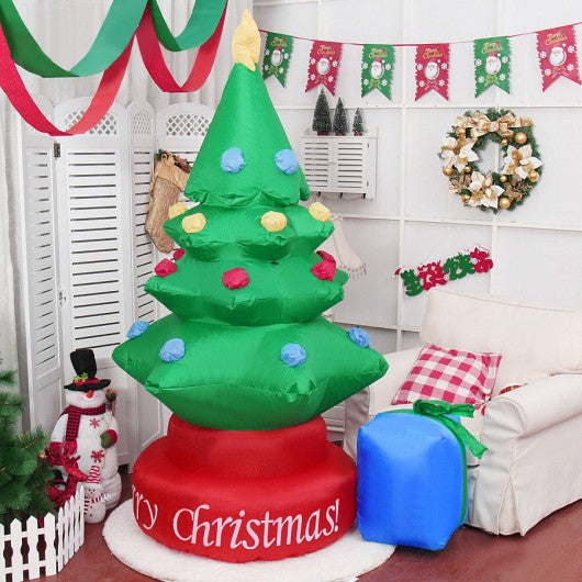 7' Indoor / Outdoor Inflatable Christmas Tree w/ Gift Bag