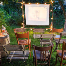 Load image into Gallery viewer, 120&quot; 4:3 Manual Pull Down Auto-Lock Projector Projection Screen White 96&quot;x72&quot;

