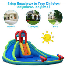 Load image into Gallery viewer, Inflatable Water Slide Bounce House with Mighty Splash Pool
