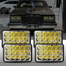 Load image into Gallery viewer, 4&quot; x 6&quot; 4 pcs Rectangle High Low Sealed LED Headlight
