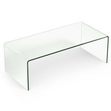 Load image into Gallery viewer, 42.0&quot; x 19.7&quot; x 14&quot; Tempered Glass Coffee Table
