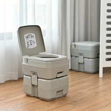 Load image into Gallery viewer, 5.3 Gallon 20 L Portable Travel Toilet for Camping RV Indoor Outdoor
