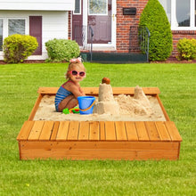 Load image into Gallery viewer, Kids Outdoor Playset Backyard Cedar Sandbox
