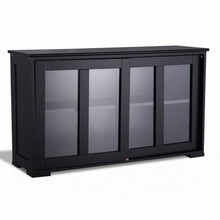 Load image into Gallery viewer, Kitchen Storage Cabinet with Glass Sliding Door

