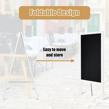 Load image into Gallery viewer, A-Frame Chalkboard Sign with Eraser &amp; Chalk-White
