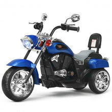 Load image into Gallery viewer, 6V 3 Wheel Kids Motorcycle-Blue
