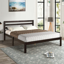 Load image into Gallery viewer, Solid Wood Platform Bed Wood Slat Support Queen Size Bed Frame
