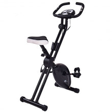 Load image into Gallery viewer, 45 Height Resistance Adjustable Folding Magnetic Exercise Bike-Black
