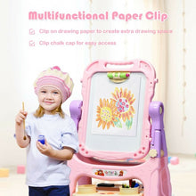 Load image into Gallery viewer, Double Sided Magnetic Drawing Art Easel-Pink
