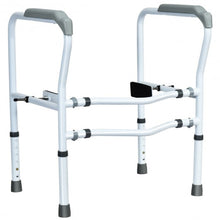 Load image into Gallery viewer, Steel Safety Toilet Rail with Created Fixable Clamp
