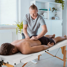 Load image into Gallery viewer, 3 Fold 84&quot; L Portable Adjustable Massage Table with Carry Case
