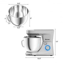 Load image into Gallery viewer, 7.5 Qt Tilt-Head Stand Mixer with Dough Hook-Silver
