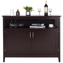 Load image into Gallery viewer, Modern Wooden Kitchen Storage Cabinet -Brown
