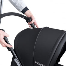 Load image into Gallery viewer, Foldable Lightweight Front Back Seats Double Baby Stroller-Black
