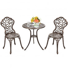 Load image into Gallery viewer, 3 Pcs Cast Aluminum Bistro Set
