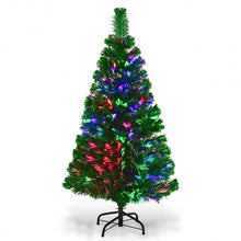 Load image into Gallery viewer, 3&#39; / 4&#39; / 5&#39; / 6&#39; Fiber Optic Artificial PVC Christmas Tree-4&#39;
