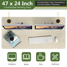 Load image into Gallery viewer, 47” x 24” Universal Tabletop for Standard and Standing Desk Frame-Natural
