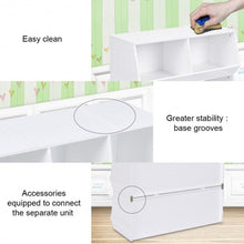Load image into Gallery viewer, Kids Flexible Stackable Toy Box Organizer Storage Cabinet
