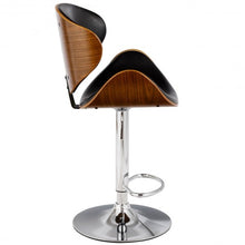 Load image into Gallery viewer, 1 PC Adjustable Swivel Bentwood Bar Stool
