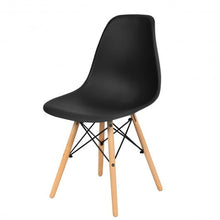 Load image into Gallery viewer, 2Pcs Dining Chair Mid Century Modern DSW Chair Furniture-Black
