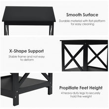 Load image into Gallery viewer, X-Design Display Accent Sofa Side Nightstand Table-Black
