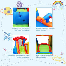 Load image into Gallery viewer, Inflatable Bounce House Water Slide with Climbing Wall

