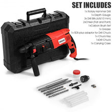 Load image into Gallery viewer, 1/2&quot; Electric Rotary Hammer Drill with Bits &amp; Case
