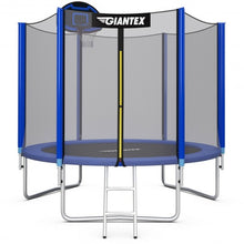 Load image into Gallery viewer, 10FT Round Trampoline with Safety Enclosure Net-10&#39;
