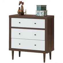 Load image into Gallery viewer, 3 Drawer Dresser Wooden Chest Storage Freestanding Cabinet
