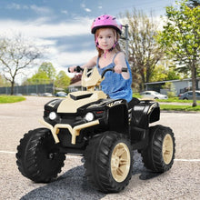 Load image into Gallery viewer, 12V Kids Electric 4-Wheeler ATV Quad Ride On Car with LED Light-Yellow
