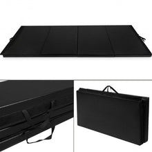 Load image into Gallery viewer, 4&#39;x10&#39;x2&quot; Thick Folding Panel Gymnastics Mat-Black
