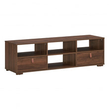 Load image into Gallery viewer, TV Stand Entertainment Media Center Console for TV&#39;s up to 60&quot; w/ Drawers Walnut
