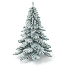 Load image into Gallery viewer, 6Ft Snow Flocked Artificial PVC Christmas Tree
