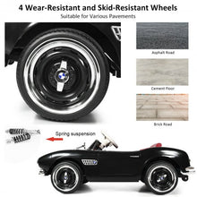 Load image into Gallery viewer, 12 V BMW 507 Licensed Electric Kids Ride On Retro Car-Black
