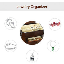 Load image into Gallery viewer, Armoire Storage Jewelry Cabinet with 5 Drawers &amp; Mirror
