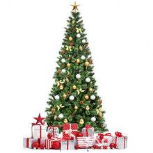 Load image into Gallery viewer, 8 ft Premium Hinged Artificial Christmas Tree Pine Needles
