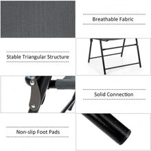 Load image into Gallery viewer, 4Pcs Portable Outdoor Camping Lawn Garden Patio Folding Chair with Armrest
