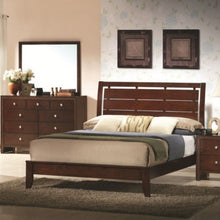 Load image into Gallery viewer, Home Furniture Bed Frame with Platform Wood Slats Tall Headboard-Queen Size

