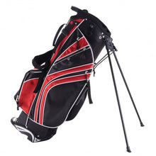 Load image into Gallery viewer, Golf Stand Cart Bag with 6-Way Divider Carry Pockets-Red

