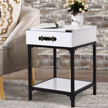 Load image into Gallery viewer, Modern Coffee End Table Side Table Nightstand with Drawer

