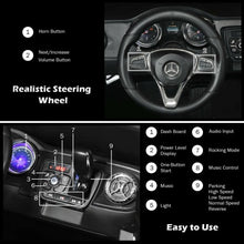 Load image into Gallery viewer, 12V 2-Seater Kids Ride On Car Licensed Mercedes Benz X Class RC with Trunk-Black
