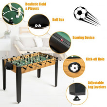 Load image into Gallery viewer, 48&quot; Competition Sized Home Recreation Wooden Foosball Table-Brown
