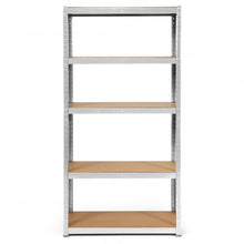 Load image into Gallery viewer, 35.5&quot; x 71&quot; Adjustable 5-Layer 2000 lbs Capacity Tool Shelf -Silver
