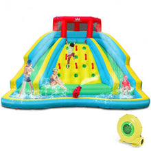 Load image into Gallery viewer, Inflatable Mighty Water Park Bouncy Splash Pool Climb Wall
