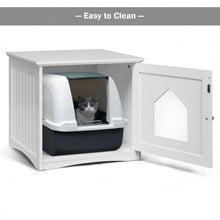 Load image into Gallery viewer, Sidetable Nightstand Weatherproof Multi-function Cat House-White
