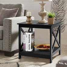 Load image into Gallery viewer, X-Design Display Accent Sofa Side Nightstand Table-Black
